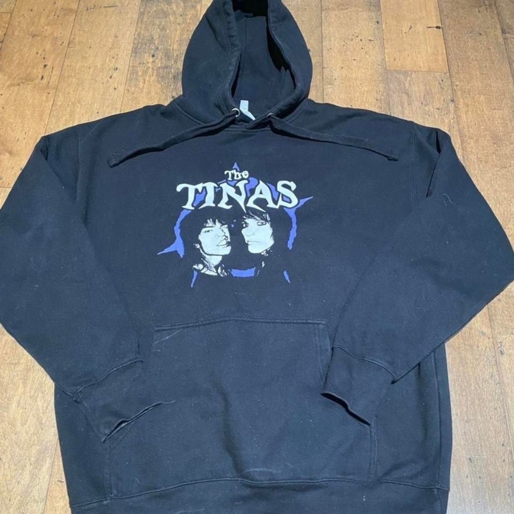 The Tinas black hoodie Size XL